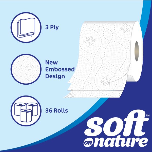 Soft on Nature 3ply Luxury 36 Rolls - Image 2