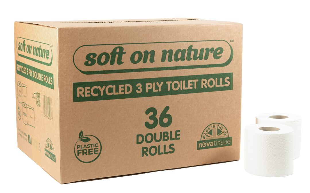 Soft on Nature 3ply Recycled 36 DOUBLE Rolls