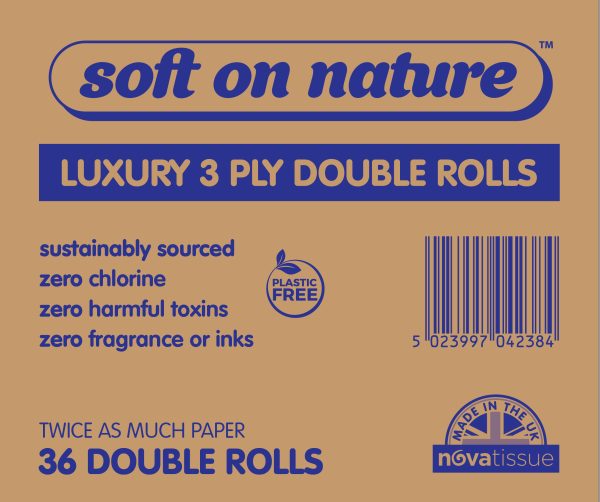 Soft on Nature 3ply Luxury 36 Double Rolls
