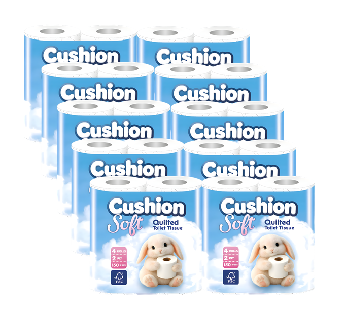 Cushion Soft 4 Pack 2ply Toilet Roll (Pallet Deal) 600 packs of 4 - Image 2