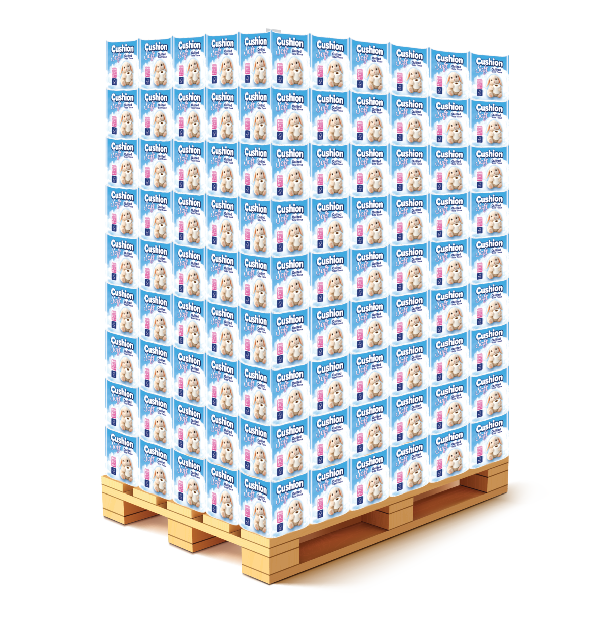 Cushion Soft 4 Pack 2ply Toilet Roll (Pallet Deal) 600 packs of 4