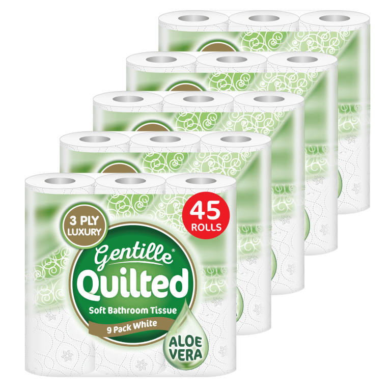 Gentille 9pk Aloe Vera 45 Amz