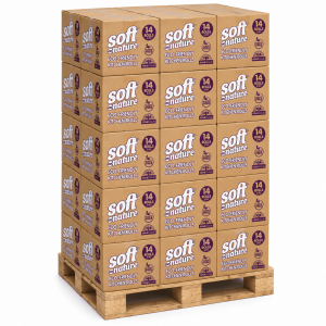 Soft on Nature, 14 Loose 3ply Kitchen Rolls (Pallet Deal) 30 boxes