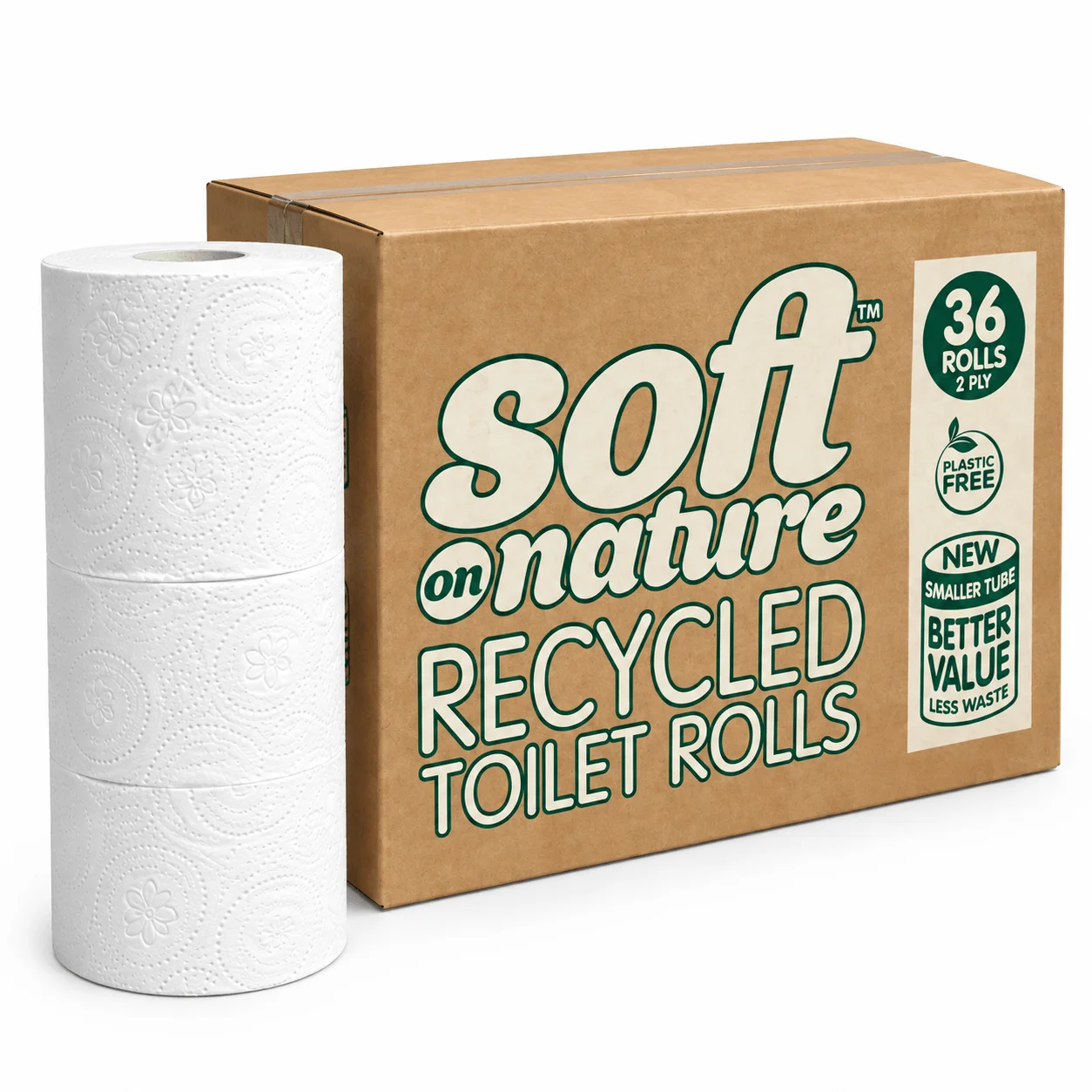 Soft on Nature 2ply Recycled 36 Rolls