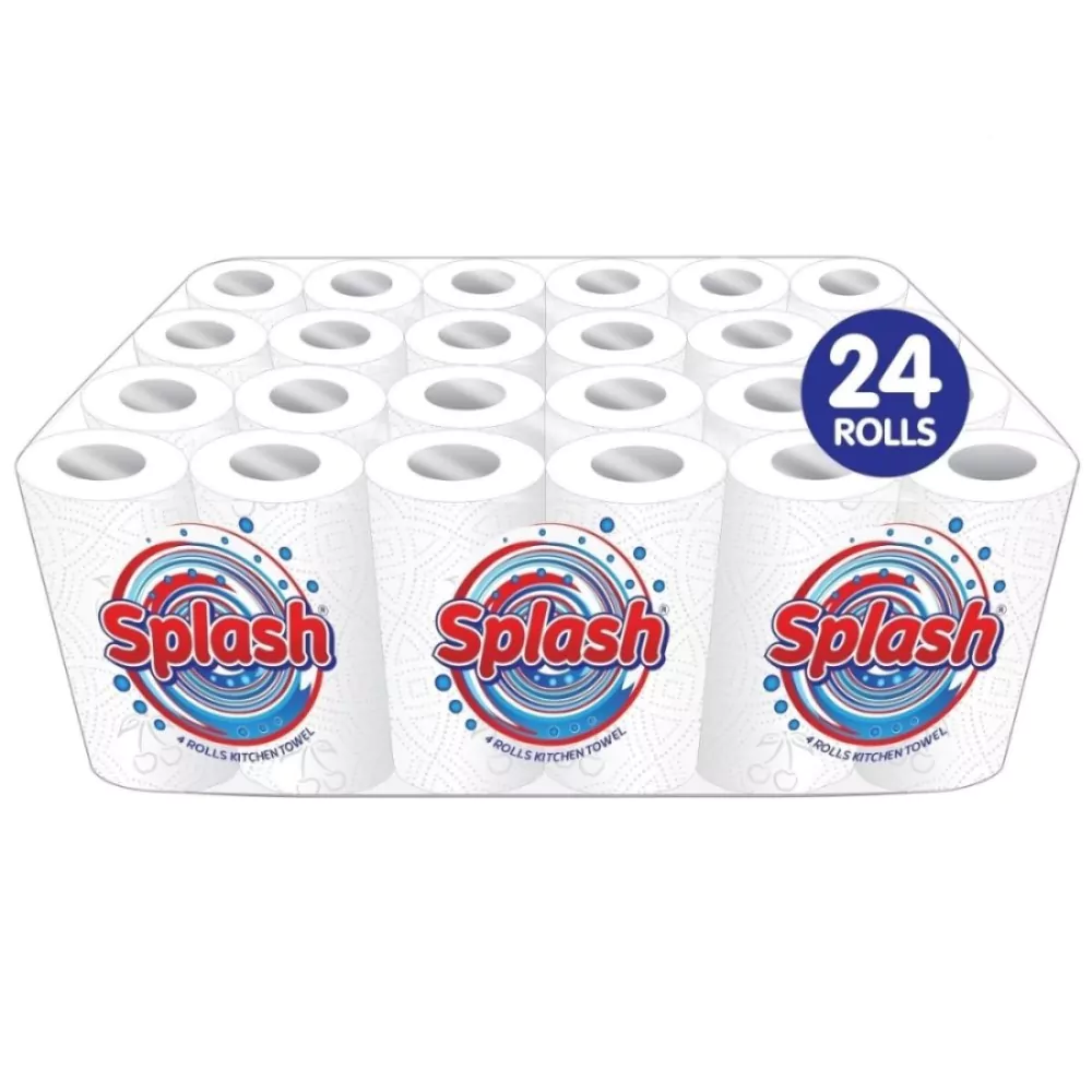 Splash 4 Pack 2ply Kitchen Roll (Pallet Deal) 360 packs of 4 - Image 2