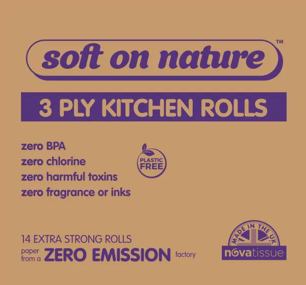 Soft on Nature, 14 Loose Kitchen Rolls