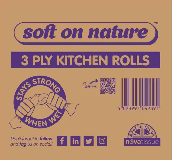 Soft on Nature, 14 Loose Kitchen Rolls