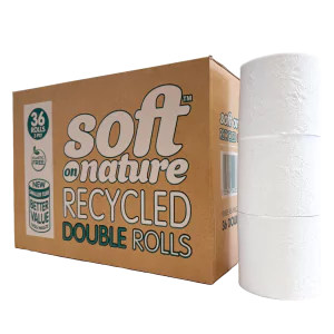 Soft on Nature 3ply Recycled 36 DOUBLE Rolls