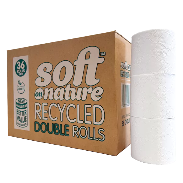 Soft on Nature 3ply Recycled 36 DOUBLE Rolls