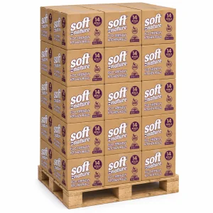 Soft on Nature, 14 Loose 3ply Kitchen Rolls (Pallet Deal) 30 boxes